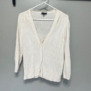 The Limited size M Oatmeal colored cardigan